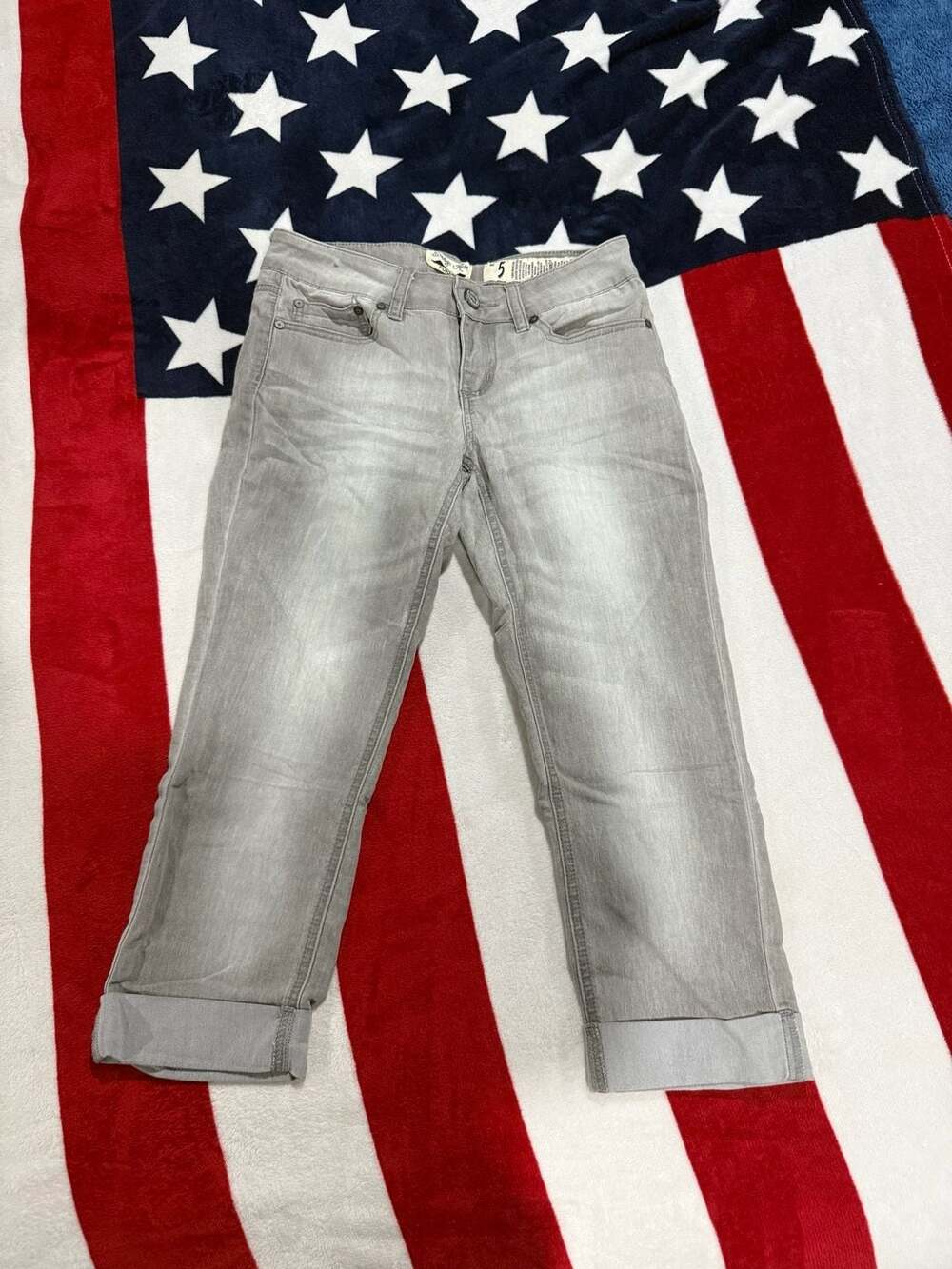 Indigo Rein Forever Gray Denim Jeans Size 5